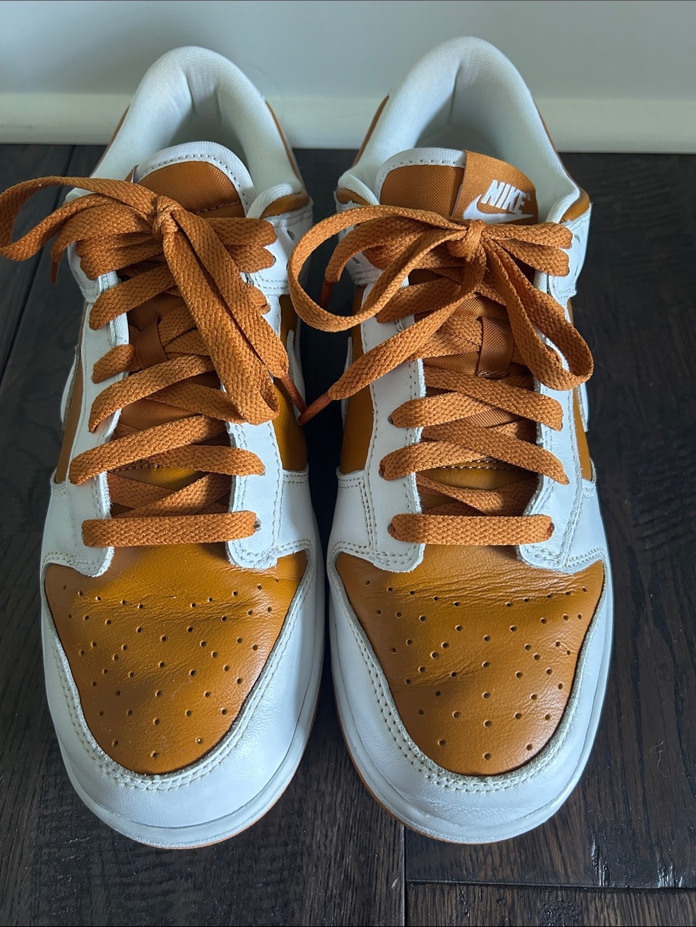 Nike Dunk “Reverse Curry”- White & Tan - Picture 2 of 5
